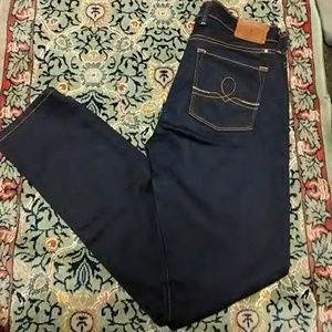 Lucky Brand Sofia Skinny jeans very dark size 4/27